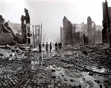 1904-fire Little Italy after 1904 Great Fire of Baltimore